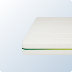 An image of the Helix Kids mattress on a blue background gradient