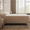 A rendered image of Birch Natural Mattress in a bedroom scene