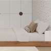 A closeup image of the Bryant Toddler Floor Bed showing its low profile
