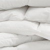 A closeup of the Helix Duvet Insert showing its plush, cozy feel