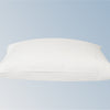The Down and Feather pillow on a light blue background