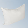 The Down and Feather pillow on a light blue background