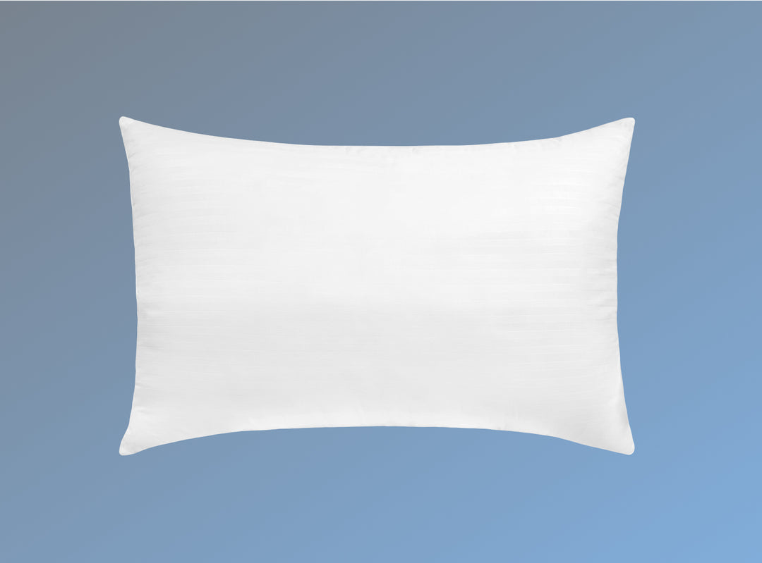 The Dream Pillow on a blue background