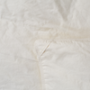 A closeup of the Birch Duvet Insert showing the sturdy stitching