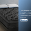 An image featuring a quote from Forbes about the Moonlight Elite mattress