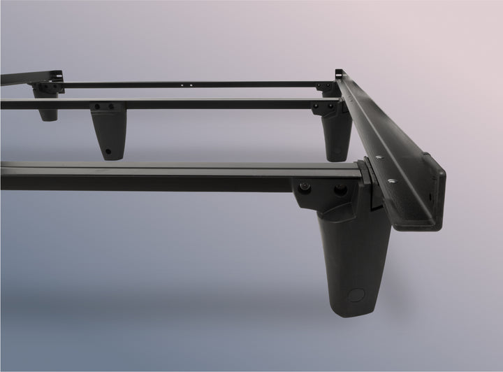 A closeup image of the Helix Bed Frame