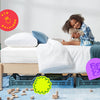 An image of the Kids Waterproof Mattress Encasement on a kids mattress in a bedroom scene