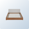 An image of the Bryant Toddler Floor Bed on a blue background gradient
