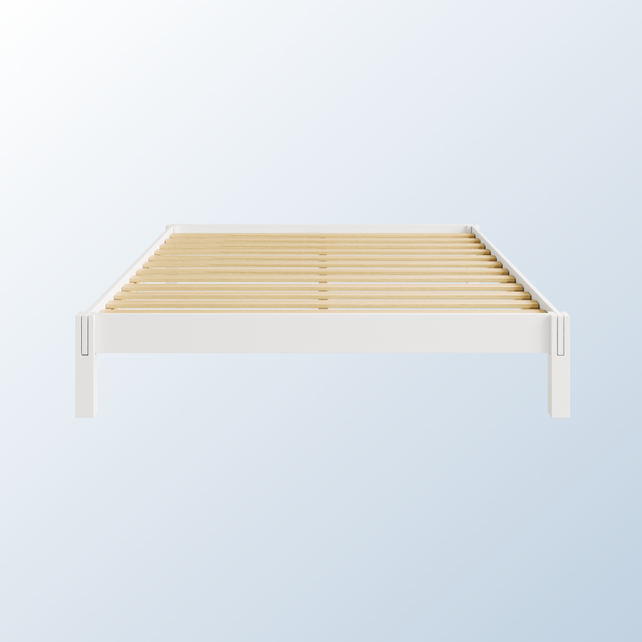 An image of the Madison Bed Frame on a blue background gradient