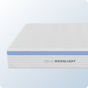 Helix Moonlight mattress on a light gray background