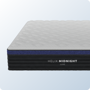 Helix Midnight Luxe mattress on a light gray background