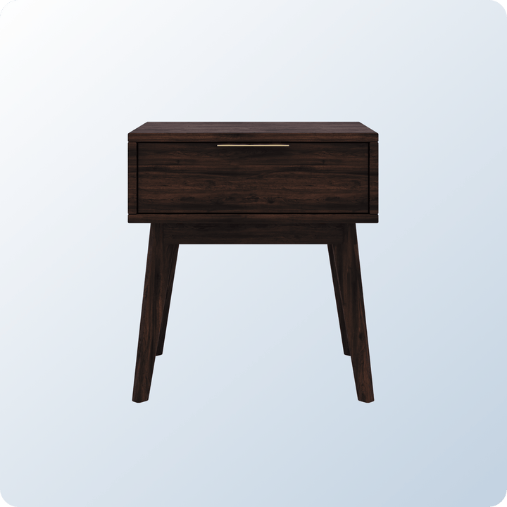 An image of the Ludlow Nightstand on a blue background gradient